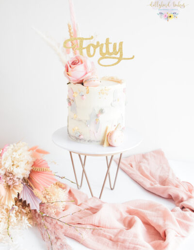 Luxury celebration cake - 40th Birthday Female