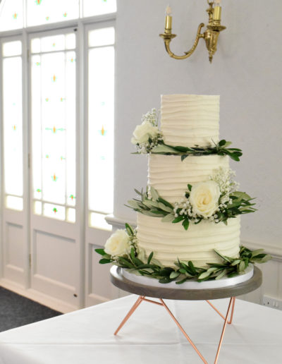 Wedding Cake - Textured Buttercream Cake - The Falcon - Dollybird Bakes