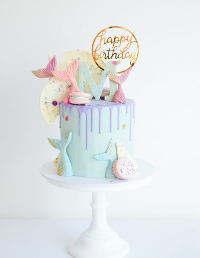 Celebration Cake - Mermaid Drip Cake - Dollybird Bakes